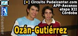 Cristian Oz&aacute;n y Cristian Guti&eacute;rrez ganan la etapa de 15 puntos de C&oacute;rdoba en Gral Deheza