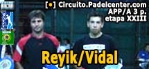 Merecido premio para Nahuel Reyik y Fernando Vidal en la XXIII por 3 puntos