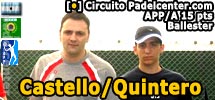 M&aacute;s parejo imposible, Fabian y el Topo ganan un torneo para cualquiera en tie break del tercero