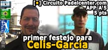 Celis-Garc&iacute;a festejan por primera vez en La Eskina