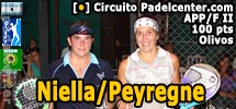 Impecables Niella y Peyregne para vencer en tres a Reiter-Campus