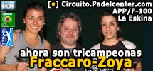 Tricampeonato en La Eskina para Fraccaro y Zoya ante Campus-Armesto