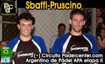 Sbaffi-Pruscino derrotan a Amorosino-Rodriguez en gran nivel