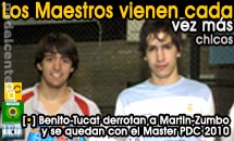 Los ni&ntilde;os prodigio del Circuito se llevan el Master 2010 y demuestran que por ahora no tienen techo