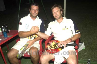 German Tamame y Marcelo Capitani luego de vencer a Malacalza-Lahoz (Foto: Antonio Carabias)