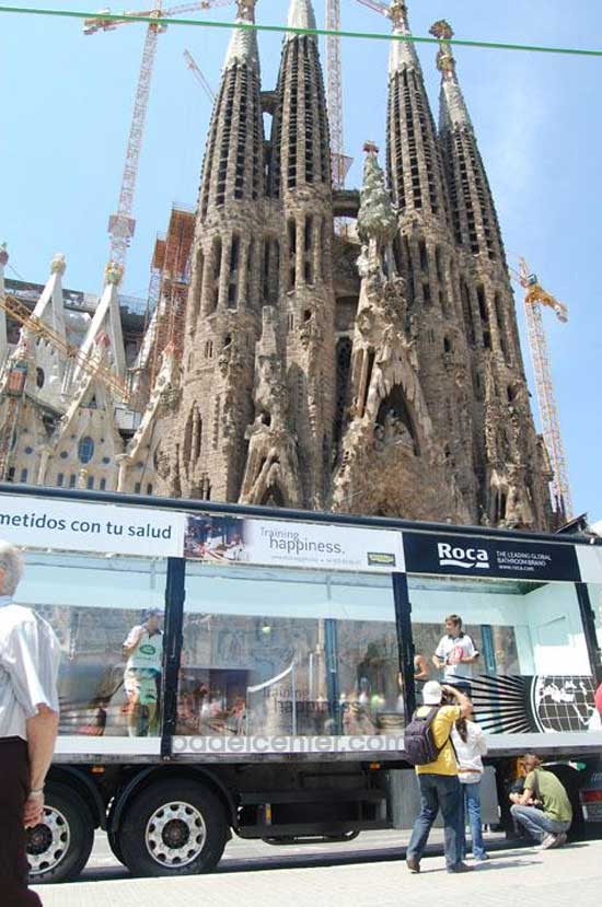 El Padel del PPT en cami&oacute;n y por las calles de Barcelona