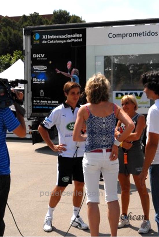 El Padel del PPT en cami&oacute;n y por las calles de Barcelona