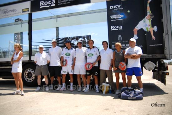 El Padel del PPT en cami&oacute;n y por las calles de Barcelona
