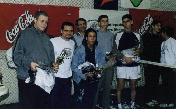 Zoquef, Rincon, Cipriano y Pasos-entrega de premios tercera etapa