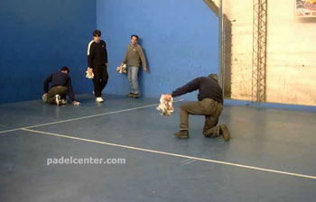 En Ibiza hubo que secar la cancha