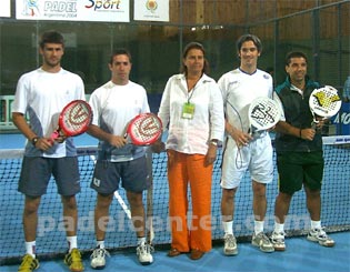 Vazquez-Rincon frente a Lamperti-Del Bono, en el partido inaugural