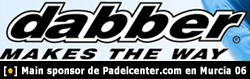 Dabber, main sponsor de Padelcenter.com en el Mundial de Espa&ntilde;a Murcia 2006