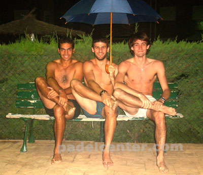 Vazquez y Zunino junto a Cutu Perez Millan