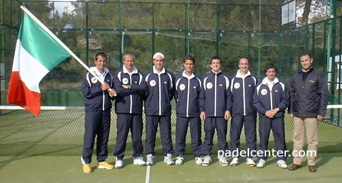 Selecci&oacute;n Italiana de Padel (foto: FIGP)