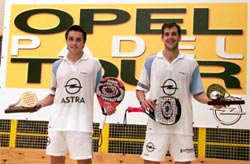 Bela-D&iacute;az, otra vez campeones (foto: Opel Padel Tour)