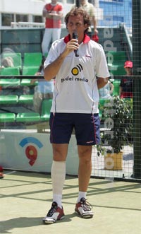 Auguste se disculpa por no poder jugar la final (foto: Dos a Dos)