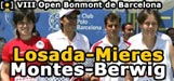 Losada-Mieres y Berwig-Montes ganan en Barcelona
