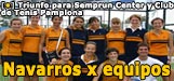 Triunfo del Semprun Sport Center y el Club de Tenis de Pamplona