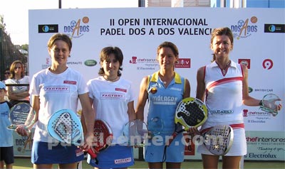 Finalistas del torneo femenino