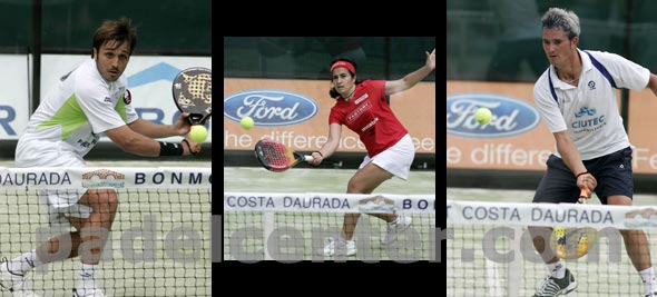 Belasteguin, Montes y Lamperti (Padelcenter sobre fotos de Nacho Olano)