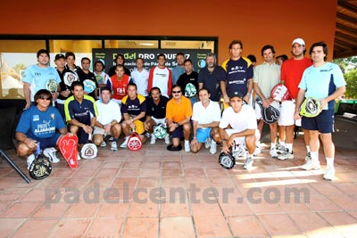 Los participantes del Pro-Am