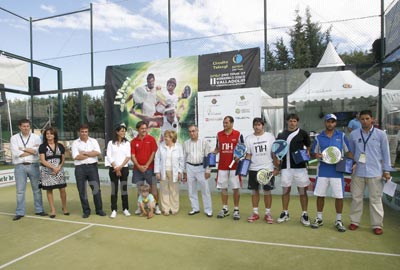 La premiacion en el final del campeonato