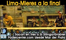 Dos horas y cuarenta minutos les cost&oacute; a Lima-Mieres eliminar a Gomez Silingo-Grabiel