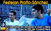 Pratto-Sanchez eliminan a Juan y Bela en octavos
