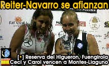 Se afianzan Ceci y Carol con un nuevo triunfo ante Llaguno-Montes en Reserva del Higueron