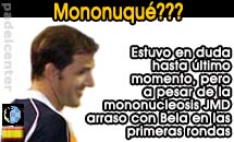 6-1 6-0 y 6-1 6-2 con mononcleosis? No es humano.