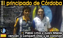 Mieres-Lima vencen a Lamperti-D&iacute;az y desplazan a Nerone-Gutierrez